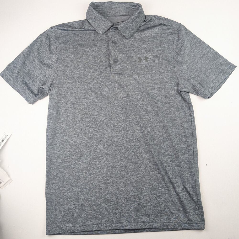 Under Armour Men's Gray The Playoff Polo Athletic Small